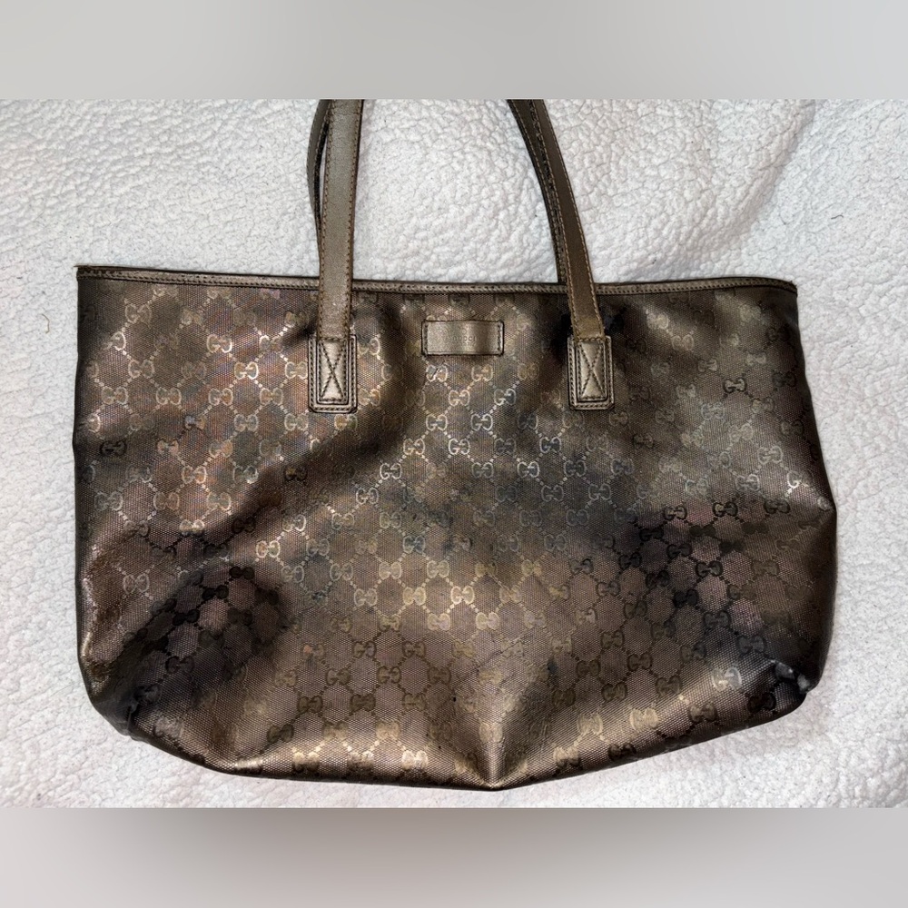 Gucci Green Shoulder Bag Luxurious Design - Picture 5 of 16